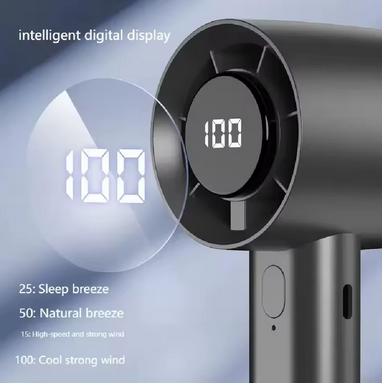 FrostAir™ – Mini Wentylator LED | 100 Prędkości | USB | Chłodzenie Półprzewodnikowe